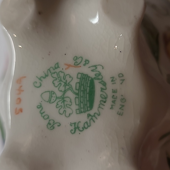 Vintage Hammersley & Co bone China England creamer &sugar 5049 - Picture 6 of 7